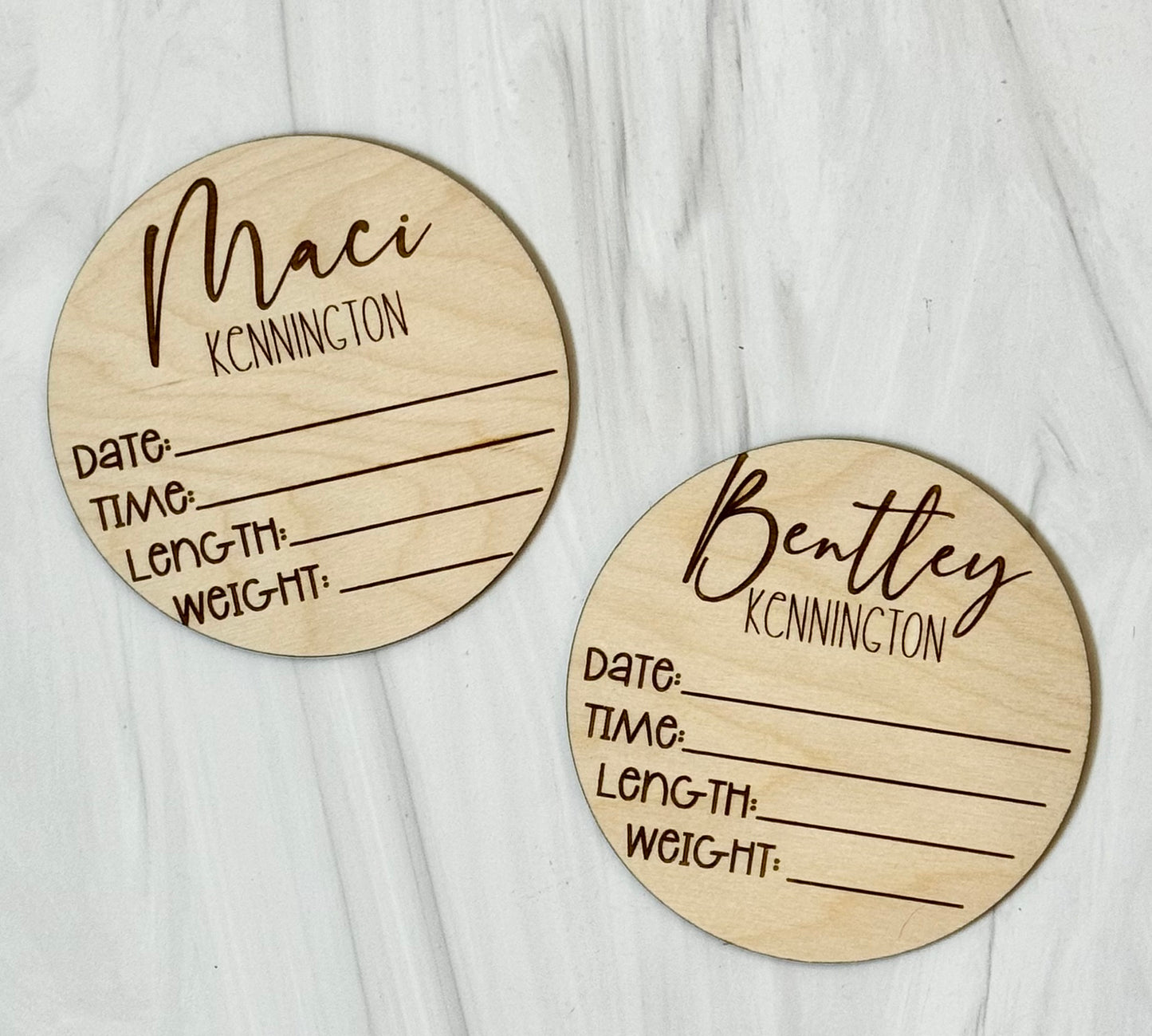 Hospital Birth Announcements