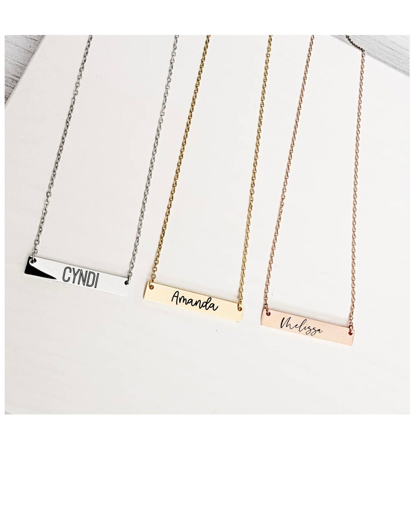 Horizontal Bar Necklace