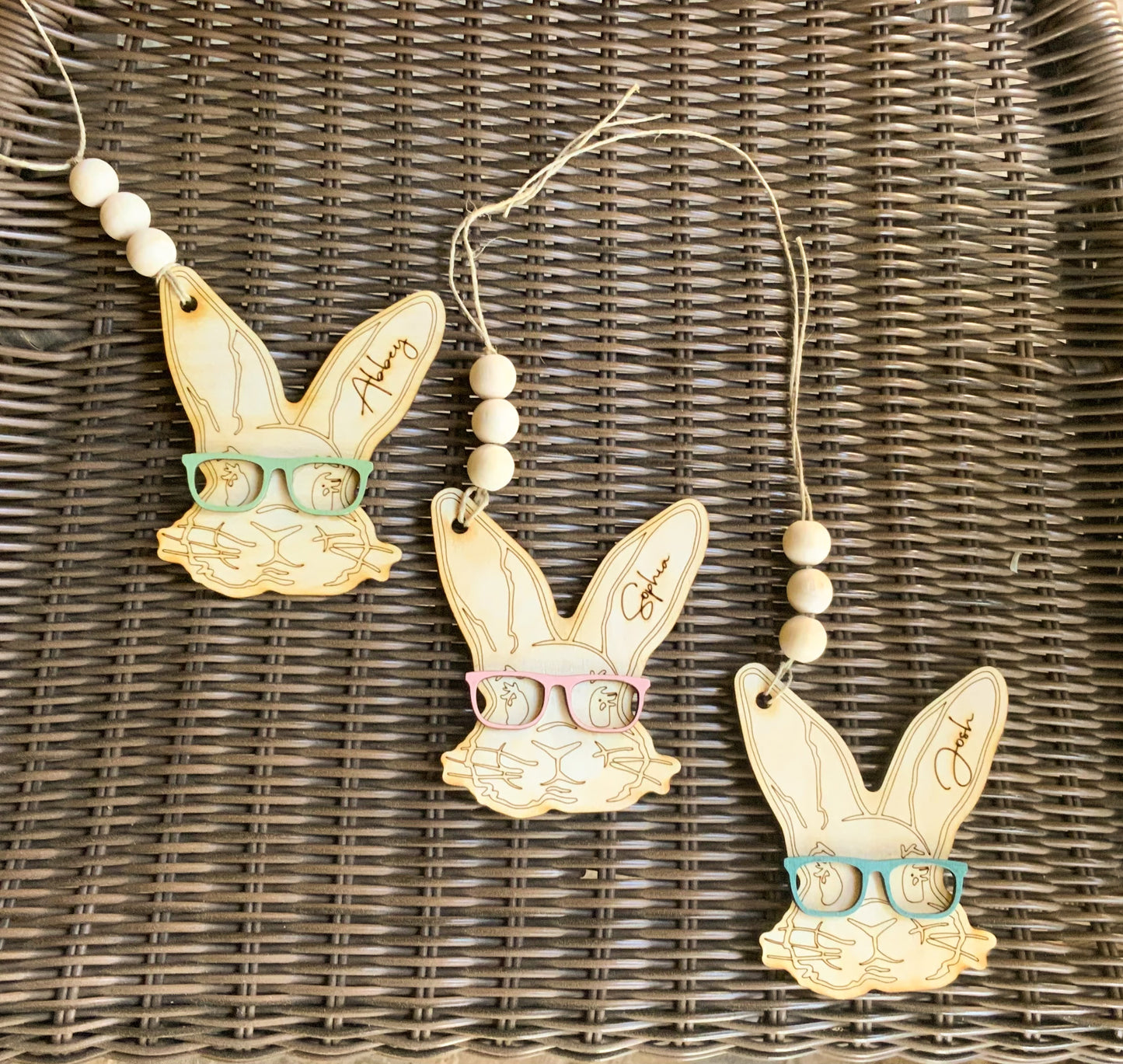Vintage Easter Basket Tags