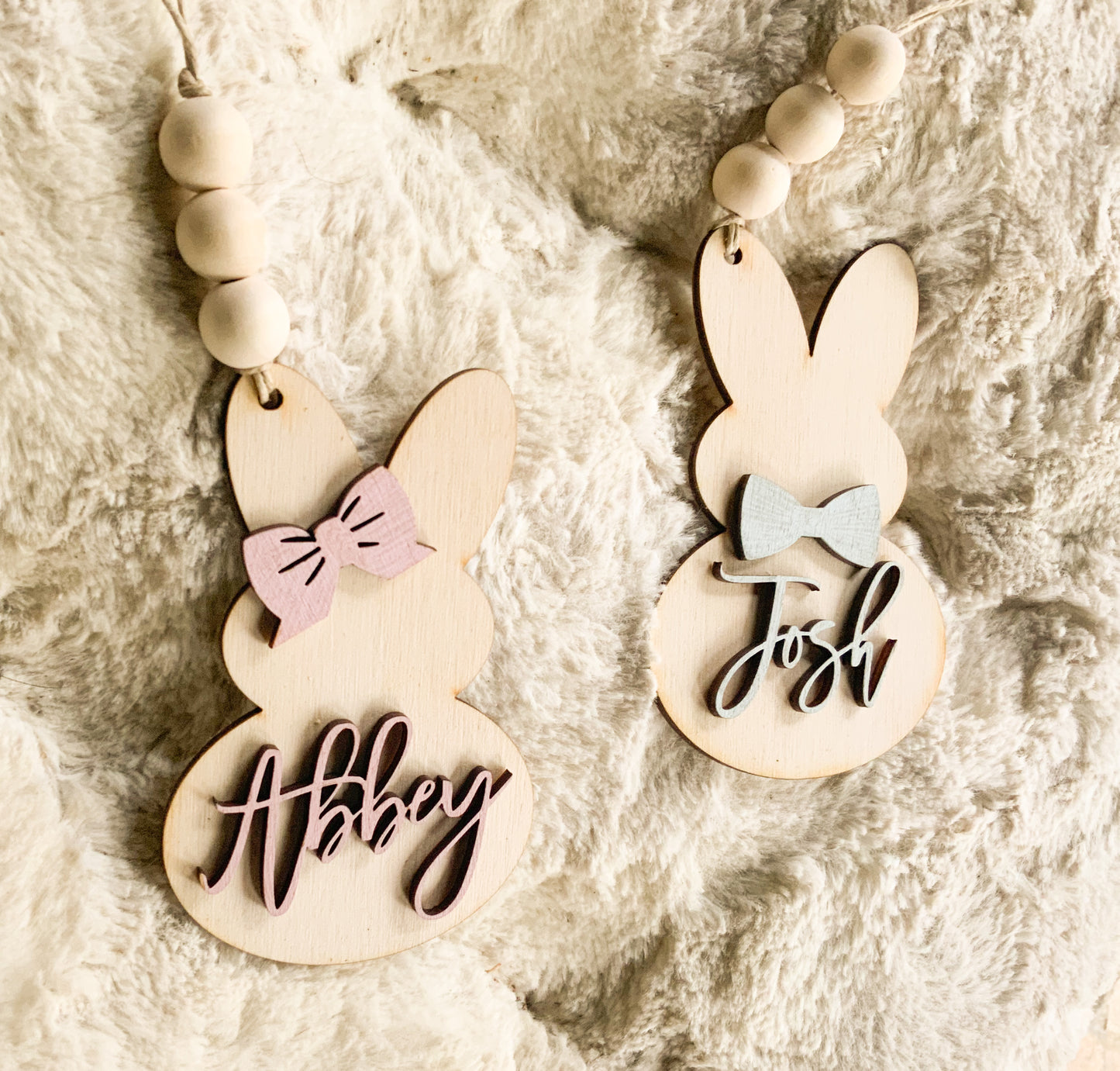 Bunny Name Easter Tags