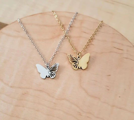 Butterfly Pendant Necklace