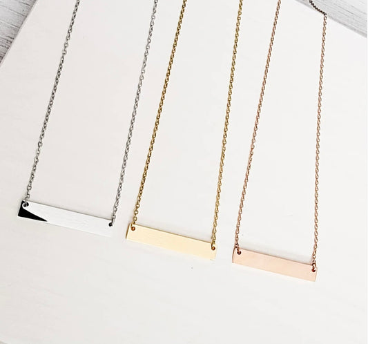 Horizontal Bar Necklace