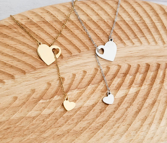 Pull-Thru Heart Necklace
