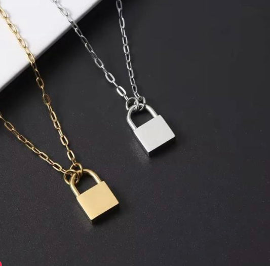 Petite Lock Necklace