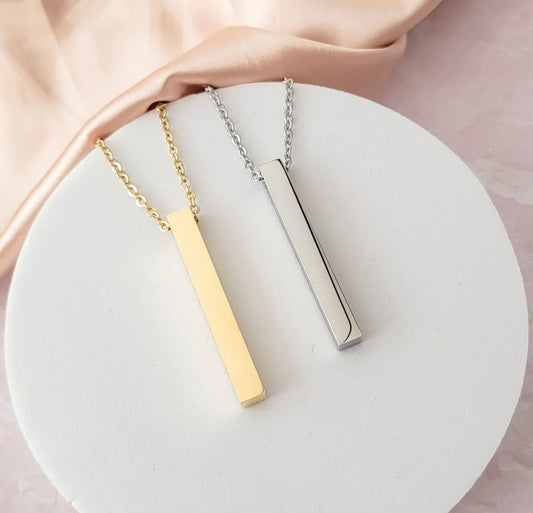 Vertical Bar Necklace