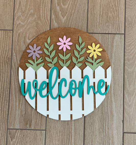 Spring Welcome Doorhanger