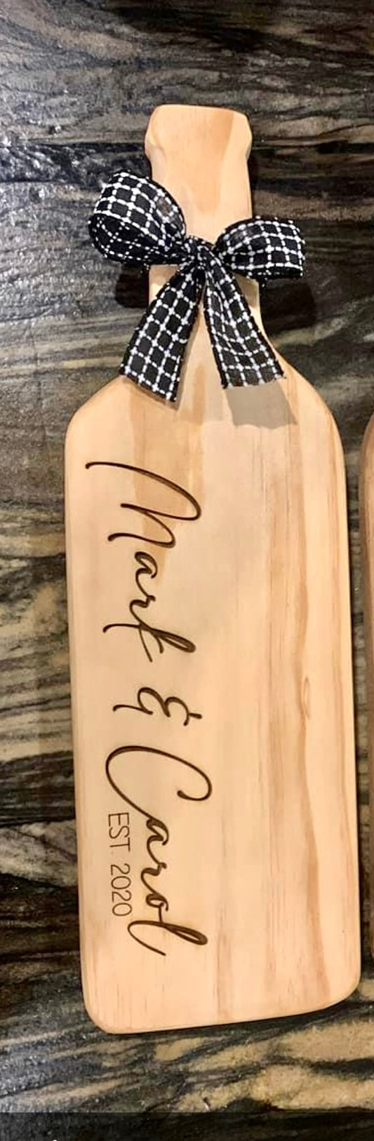 Wine Bottle Cutting/Serving Boards