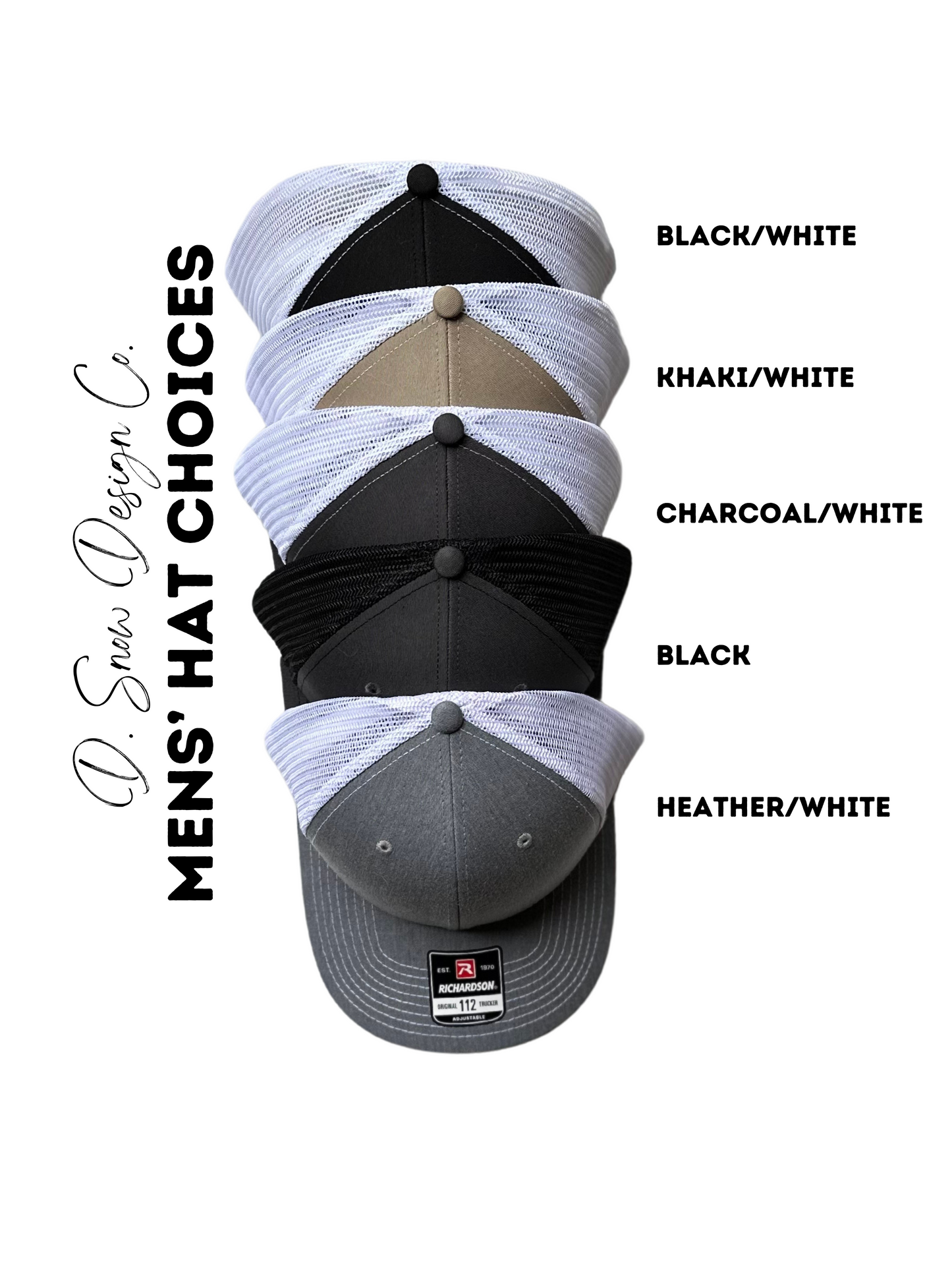 Mens’ Custom Hats